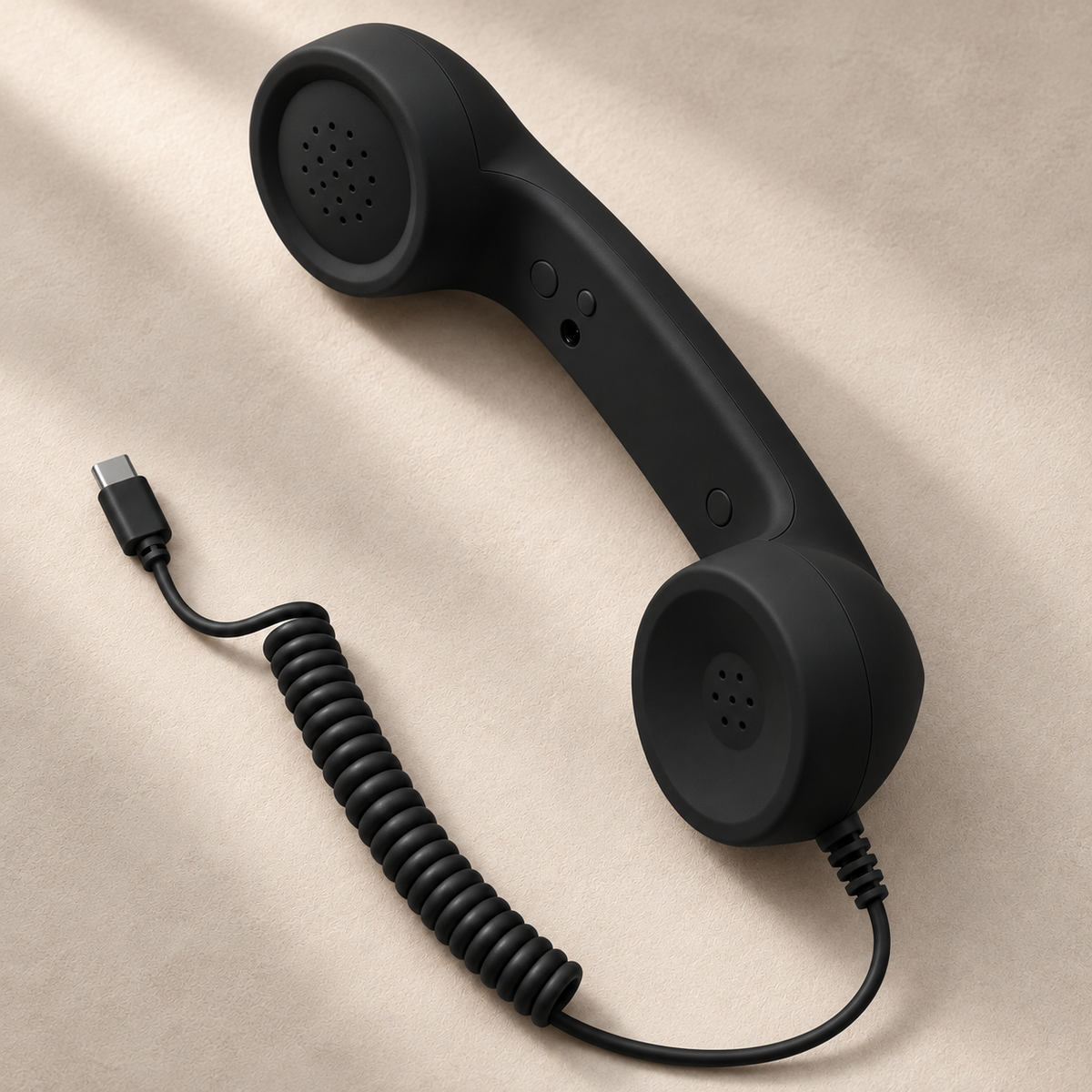 CurlyCord Retro Handset