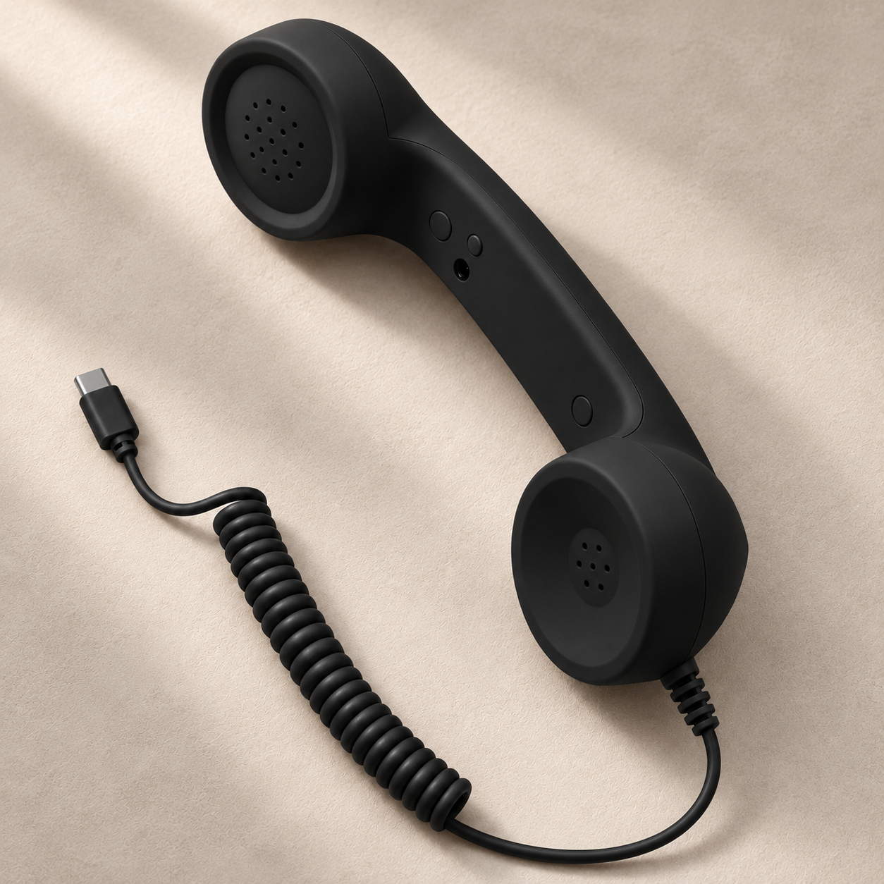 CurlyCord Retro Handset